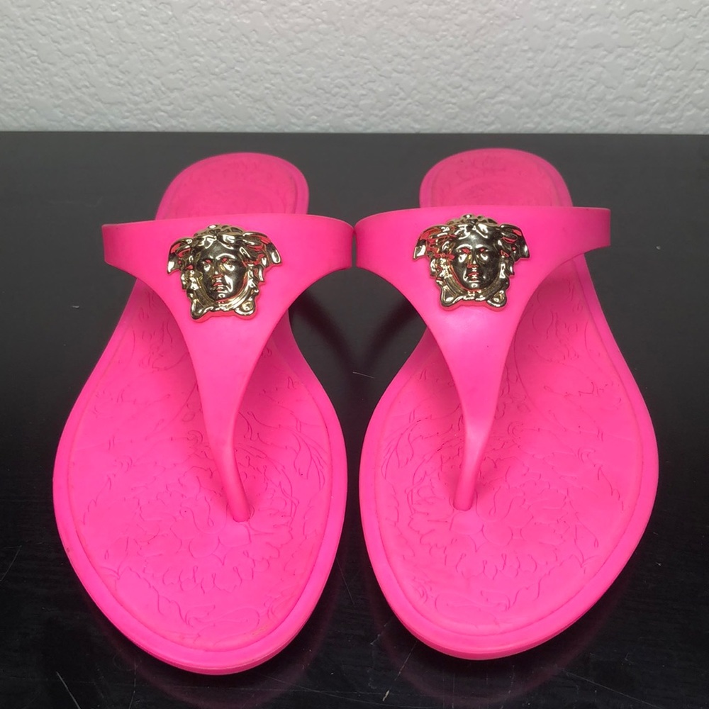 Versace medusa sandals size 6